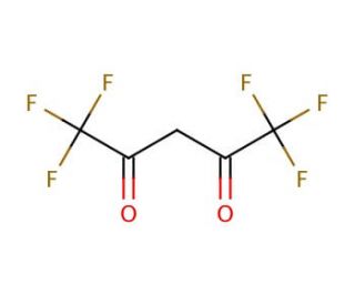 Hexafluoroacetylacetone (CAS 1522-22-1) - chemical structure image