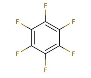 Hexafluorobenzene (CAS 392-56-3) - chemical structure image