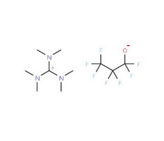 Hexamethylguanidinium-heptafluoropropanolate - chemical structure image