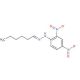 Hexanal 2,4-dinitrophenylhydrazone (CAS 1527-97-5) - chemical structure image