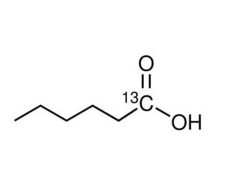 Hexanoic acid-1-13C - chemical structure image