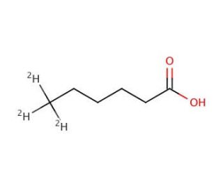 Hexanoic acid-6,6,6-d3 (CAS 55320-69-9) - chemical structure image