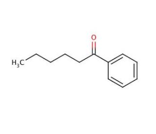 Hexanophenone (CAS 942-92-7) - chemical structure image