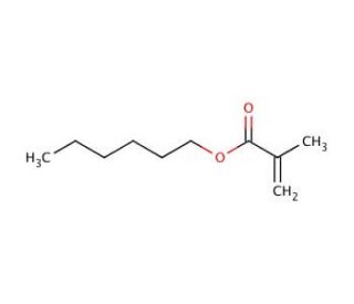 Hexyl methacrylate (CAS 142-09-6) - chemical structure image