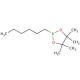 Hexylboronic acid pinacol ester (CAS 86308-26-1) - chemical structure image