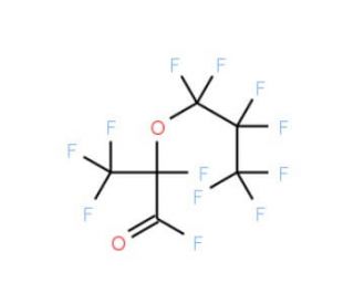 HFPO dimer, acid fluoride (CAS 2062-98-8) - chemical structure image