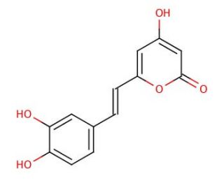 Hispidin (CAS 555-55-5) - chemical structure image