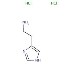 Histamine dihydrochloride (CAS 56-92-8) - chemical structure image