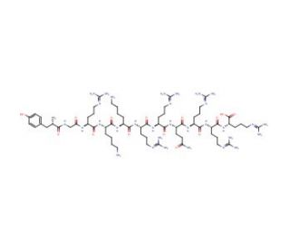 HIV-1 Tat Protein Peptide (CAS 191936-91-1) - chemical structure image
