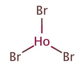 Holmium(III) bromide (CAS 13825-76-8) - chemical structure image