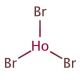 Holmium(III) bromide (CAS 13825-76-8) - chemical structure image