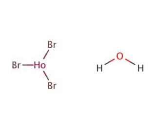 Holmium(III) bromide hydrate (CAS 223911-98-6) - chemical structure image