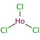 Holmium(III) chloride (CAS 10138-62-2) - chemical structure image