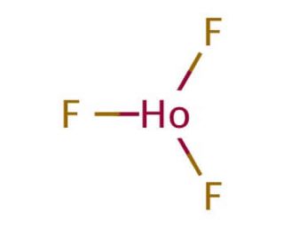 Holmium(III) fluoride (CAS 13760-78-6) - chemical structure image