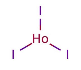 Holmium(III) iodide (CAS 13813-41-7) - chemical structure image
