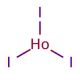 Holmium(III) iodide (CAS 13813-41-7) - chemical structure image