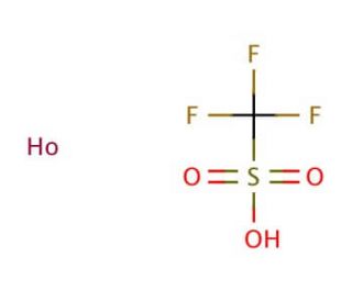 Holmium(III) trifluoromethanesulfonate (CAS 139177-63-2) - chemical structure image