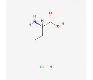 Homoalanine hydrochloride (CAS 5959-29-5) - chemical structure image