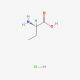 Homoalanine hydrochloride (CAS 5959-29-5) - chemical structure image