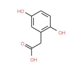 Homogentisic Acid-13C6 (CAS 1216468-48-2) - chemical structure image