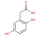 Homogentisic Acid (CAS 451-13-8) - chemical structure image