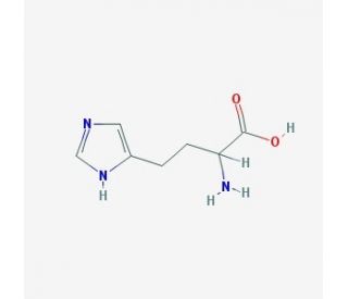 (&plusmn;)-Homohistidine (CAS 5817-77-6) - chemical structure image