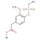 Homovanillic Acid Sulfate Sodium Salt 的分子结构, CAS编号: 38339-06-9 Homovanillic Acid Sulfate Sodium Salt (CAS 38339-06-9) - chemical structure image