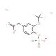 Homovanillic Acid Sulfate Sodium Salt-d3 (CAS 38339-06-9 (unlabeled)) - chemical structure image