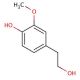 Homovanillyl alcohol (CAS 2380-78-1) - chemical structure image