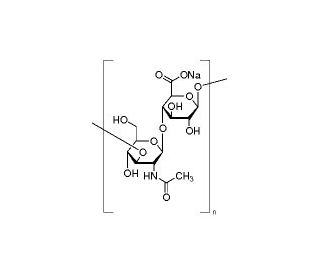 Hyaluronic Acid, Sodium Salt (CAS 9067-32-7) - chemical structure image