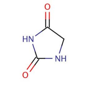Hydantoin (CAS 461-72-3) - chemical structure image