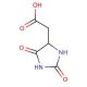 Hydantoin-5-acetic acid (CAS 5427-26-9) - chemical structure image