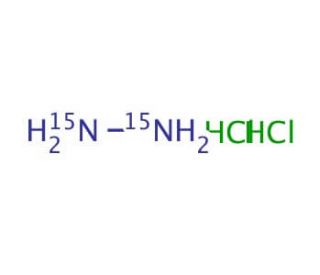 Hydrazine-15N2 dihydrochloride (CAS 287488-18-0) - chemical structure image