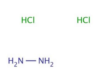 Hydrazine dihydrochloride (CAS 5341-61-7) - chemical structure image