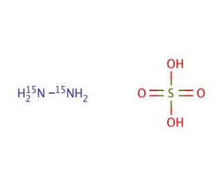 Hydrazine sulfate-<sup>15</sup>N<sub>2</sub> (CAS 88491-70-7) - chemical structure image