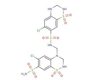 Hydrochlorothiazide Impurity C (CAS 402824-96-8) - chemical structure image
