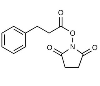 Hydrocinnamic Acid N-Hydroxysuccinimide Ester (CAS 109318-10-7) - chemical structure image