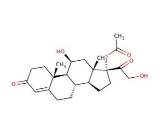 Hydrocortisone 17-Acetate - chemical structure image