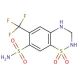Hydroflumethiazide 的分子结构, CAS编号: 135-09-1 Hydroflumethiazide (CAS 135-09-1) - chemical structure image