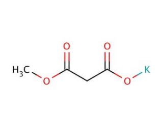 Hydrogen Methyl Malonate Potassium Salt (CAS 38330-80-2) - chemical structure image