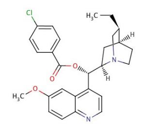 Hydroquinidine 4-chlorobenzoate (CAS 113162-02-0) - chemical structure image