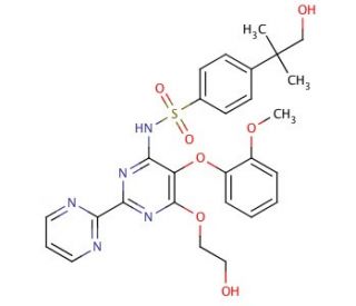 Hydroxy Bosentan (CAS 253688-60-7) - chemical structure image