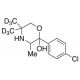 Hydroxy Bupropion-d6 (CAS 1216893-18-3) - chemical structure image