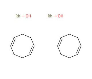 Hydroxy(cyclooctadiene)rhodium(I) dimer (CAS 73468-85-6) - chemical structure image