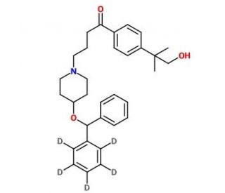 Hydroxy Ebastine-d5 (CAS 1189954-07-1) - chemical structure image