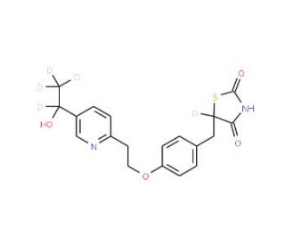 Hydroxy Pioglitazone-D5 (Major) (M-IV)(Mixture of Diastereomers) - chemical structure image