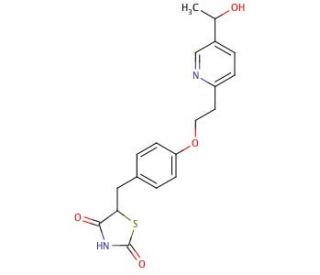 Hydroxy Pioglitazone (M-IV) (CAS 146062-44-4) - chemical structure image
