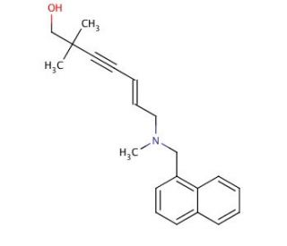 Hydroxy Terbinafine (CAS 162227-13-6) - chemical structure image