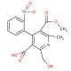 Hydroxydehydro Nifedipine Carboxylate (CAS 34783-31-8) - chemical structure image