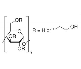 Hydroxyethyl starch (CAS 9005-27-0) - chemical structure image